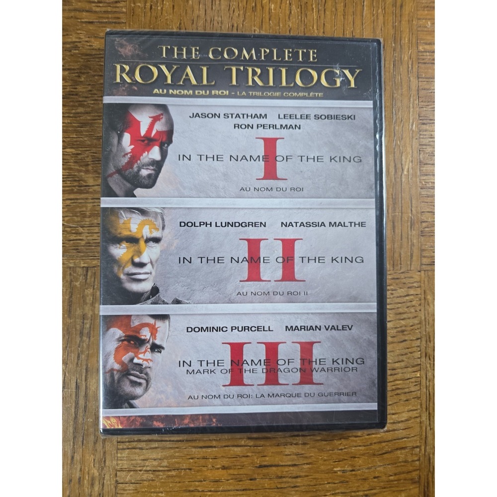 In The Name Of The King 1 2 3 The Complete Royal Trilogy DVD Statham NEW SEALED
